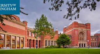 Foundation Scholarships for International Students at University of Birmingham in UK, 2018
