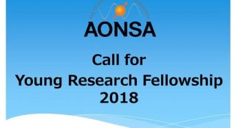 AONSA Young Research Fellowship for Young Scientists in the Asia-OceaniaRegion, 2019