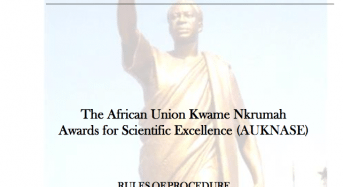 African Union Kwame Nkrumah Awards for Scientific Excellence (AUKNASE) in Africa, 2018