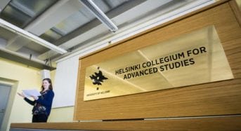 Helsinki Collegium for Advanced Studies Postdoctoral Fellowship in Arts in Finland, 2018