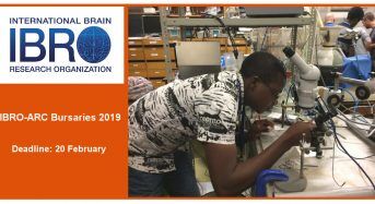 IBRO African Regional Committee Research Bursaries for African Researchers, 2019