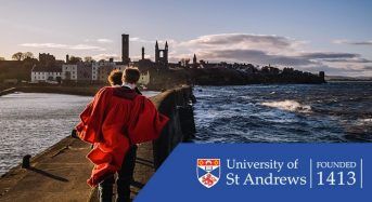 University of St Andrews Global Fellowship for Worldwide Researchers in UK, 2019