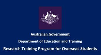 Research Training Program for Overseas Students in Australia