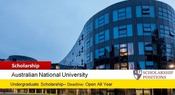 ANU College of Business & Economics International Merit Scholarship, 2019