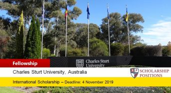 Charles Sturt Regional International award in Australia, 2020