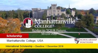 Manhattanville College Chairman’s funding for International Students in the USA, 2020