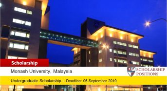 Monash High Achiever Award for Foreign Students in Malaysia 2019-2020