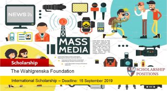 The Wahlgrenska foundation grants for International Students 2019-2020