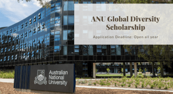 ANU Global Diversity Scholarship in Australia