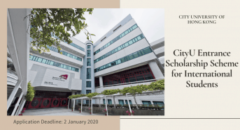City U Entrance Scholarship Scheme for International Students in Hong Kong