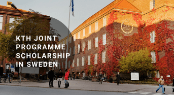 KTH Joint Programme Scholarship in Sweden