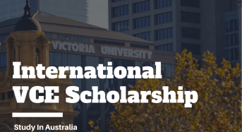 Victoria University International VCE Scholarship in Australia