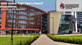 DMU Global High Flyers Award for UK and EU Students, 2020