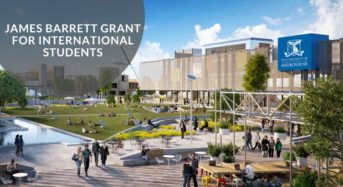 James Barrett Grant for International Students at University of Melbourne in Australia, 2020