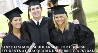 Li Sze Lim MUIC funding for Chinese Students at Macquarie University, Australia