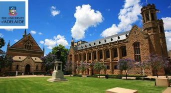 Master of Philosophy international awards at University of Adelaide in Australia, 2020