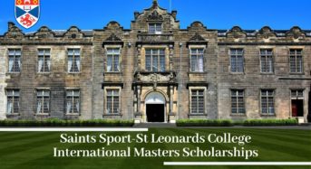 Saints Sport-StLeonards College International masters programmes at University of St Andrews, 2020
