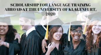 funding for language Training Abroad at the University of Klagenfurt, 2020