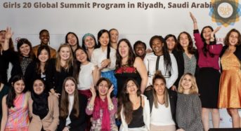 Girls 20 Global Summit Program in Riyadh, Saudi Arabia 2020