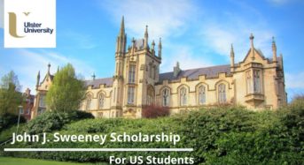 John J. Sweeney funding for US Students at Ulster University, UK