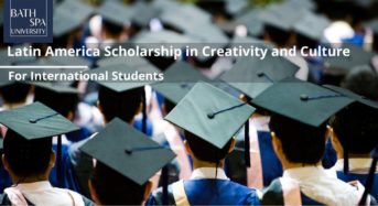 Latin America Scholarship in Creativity and Culture at Bath Spa University, UK