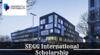 Portsmouth School of the Environment, Geography and Geosciences (SEGG) International Scholarship