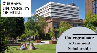 Undergraduate Attainment Scholarship at University of Hull in UK, 2020