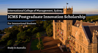 ICMS Postgraduate Innovation funding for International Students in Australia