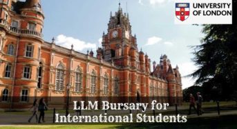 LLM Bursary for International Students at University of London, 2020