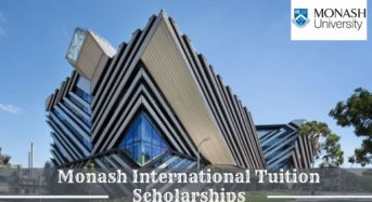 Monash International tuition grants (MITS) in Australia, 2020