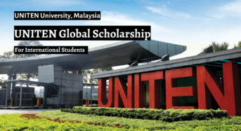 UNITEN Global Scholarship in Malaysia, 2020