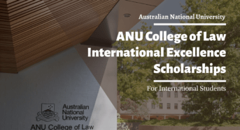 ANU College of Law International Excellence Scholarships in Australia