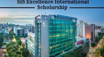 SIS Excellence International Scholarship at Singapore Management University, 2020
