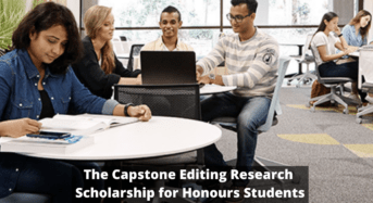 The Capstone Editing Research funding for Honours Students, 2020