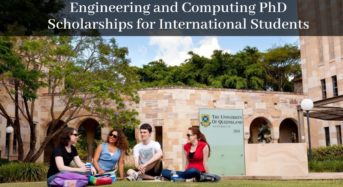 UQ Engineering and Computing PhD Positionsfor International Students in Australia, 2020