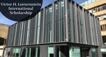 University of Edinburgh Victor H. Loewenstein International Scholarship in UK, 2020