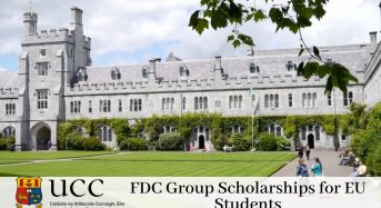 FDC Group Scholarships for EU Students at University College Cork in Ireland, 2020