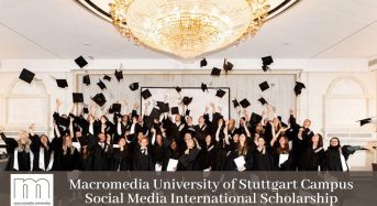 Macromedia University of Stuttgart Campus Social Media International Scholarship in Germany, 2020