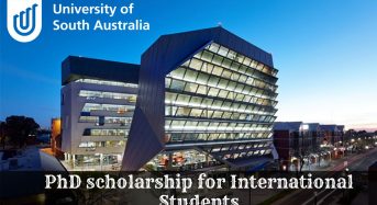 PhD funding for International Students at University of South Australia, 2020