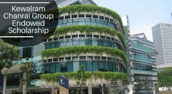 SMU Kewalram Chanrai Group Endowed funding for International Students in Singapore, 2020