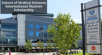 Auckland School of Medical Sciences International masters programme in New Zealand, 2020