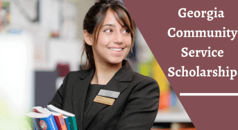 Georgia Community Service Scholarship in USA, 2020