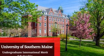 Undergraduate International Merit Scholarship at University of Southern Maine, US
