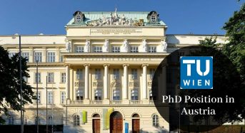 Vienna University of Technology PhD Position in Austria, 2020