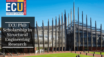 ECU PhD Scholarship in Structural Engineering Research for International Students, 2020