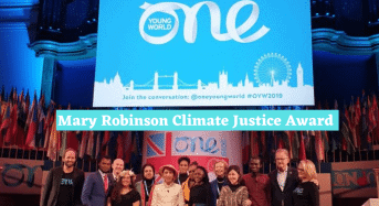 Mary Robinson Climate Justice Award for Worldwide Young Leaders, 2020