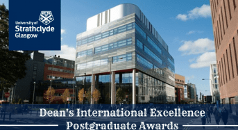 50 Strathclyde Dean’s International Excellence Postgraduate Awards in Humanities and Social Sciences, UK