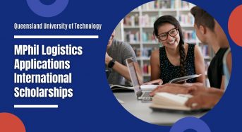QUT MPhil Logistics Applications international awards in Australia, 2020