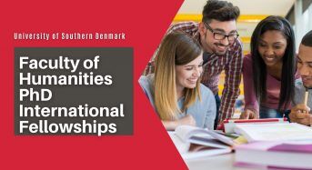 SDU Faculty of Humanities PhD International Fellowships in Denmark, 2020