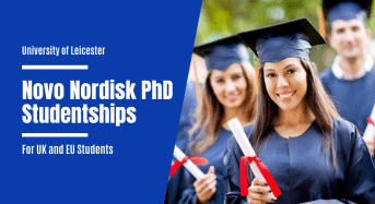 University of Leicester Novo Nordisk PhD Studentships for UK and EU Students, 2020